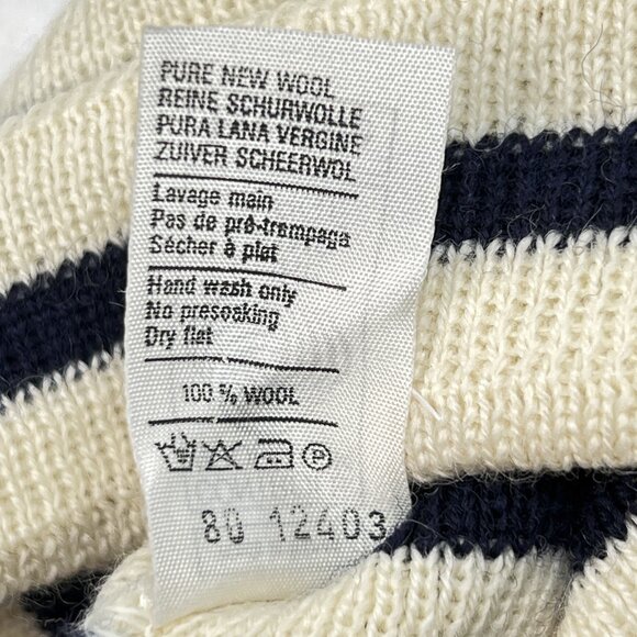 '80s Vintage Tricomer Wool Striped Nautical Fisherman Hat Made in France OS NWOT - Picture 2 of 6